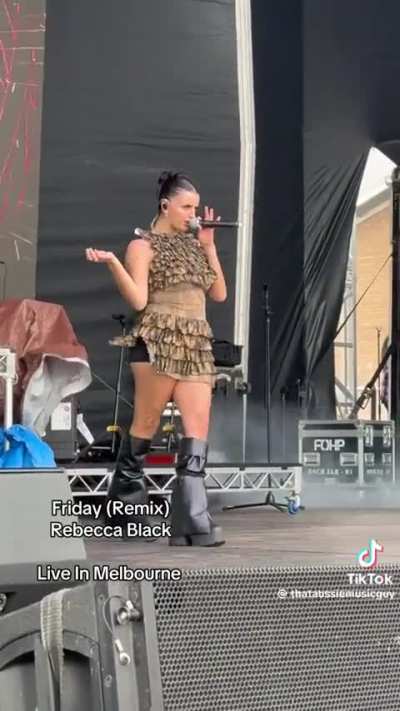 When Rebecca Black started her career, do you think this is the progression she expected?