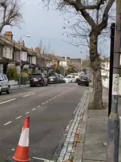 Tow truck driver probably having a bad day