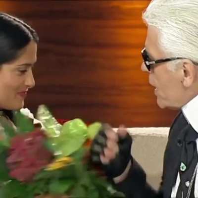 Salma Hayek Epic Clevage in German costume