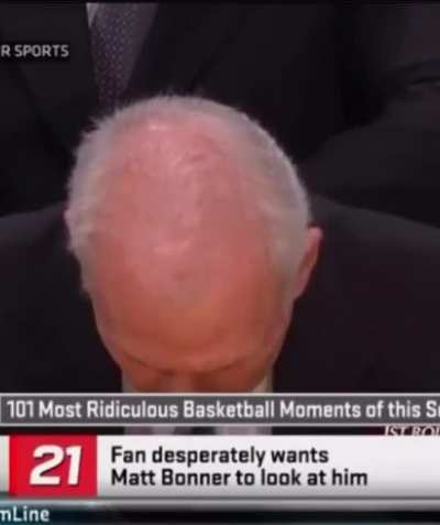 My man just wants to make eye contact with greatness ¯\_(ツ)_/¯