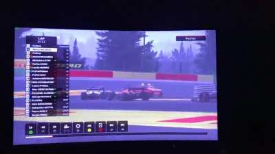 Mazepin AI overtaking like a god