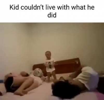 he couldn't take the pressure of what he did anymore...