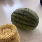 DIY watermelon made by hand