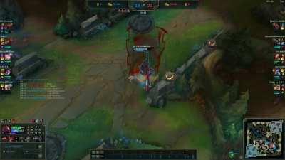 I encountered this crazy Sion + Rell R bug in ranked!