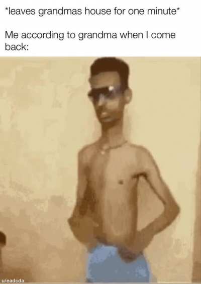 My god your so thin, let me make you some lunch