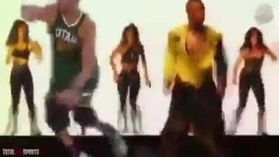 Rudy Gobert and her unforgettable dance
