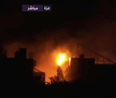 High-definition video footage showing the missile's flight path as it struck the Gaza hospital on 16/10/2023. [1m33s]