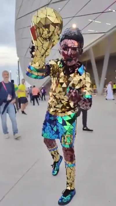 This Brazilian’s costume at WC
