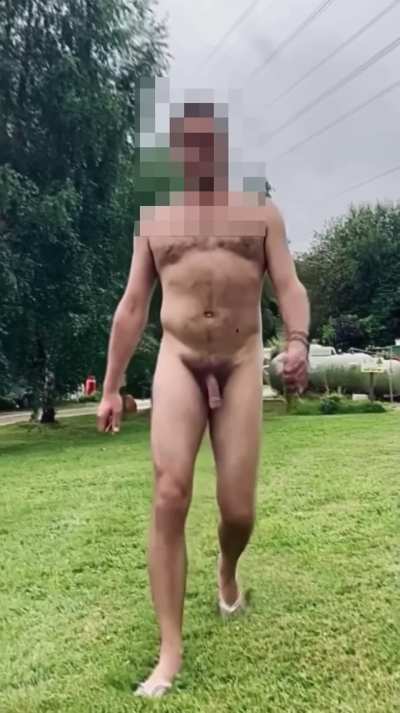 At the nudist club