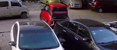 “Oh, sorry I backed into you! Let me just back into you again…” *VOLUME WARNING*