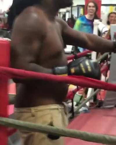 To call out the smallest guy in the gym