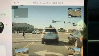 Thinking you’re fast enough to cross the street before the light turns.
