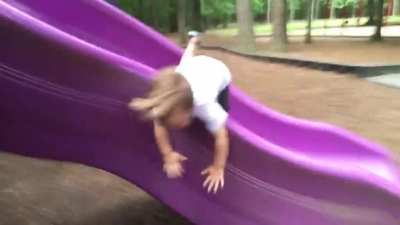 Children falling over