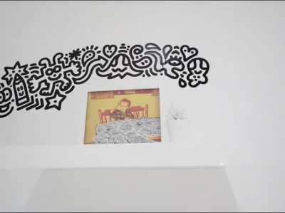 Mr. Doodle spent 2 years doodling his entire house