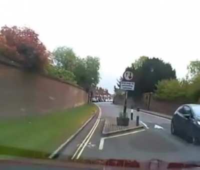 And suddenly, a car