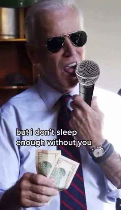 Old Spice, Sleepy Joe on the mic 🥶