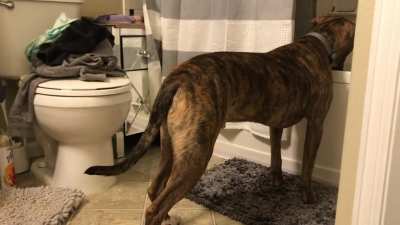 Bathbombs got him nervous