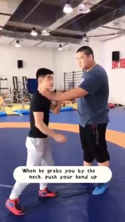 How to take down a big guy in self defence