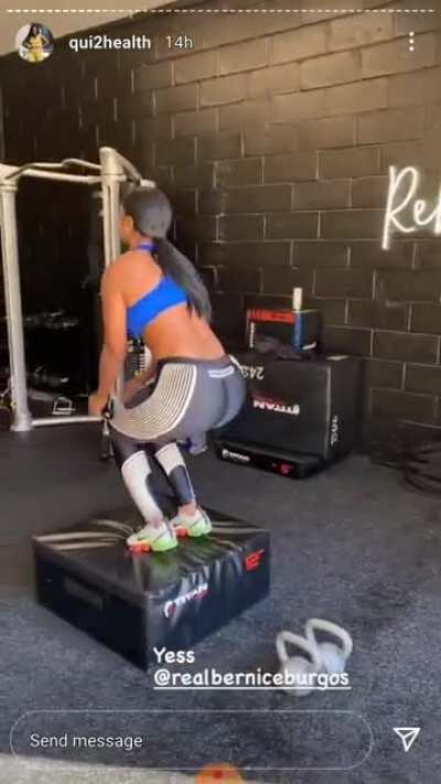 bernice workout session