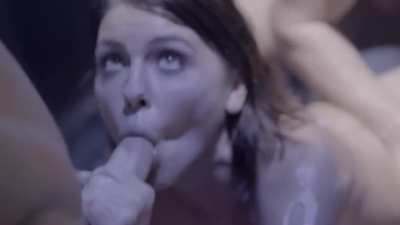 Adriana Chechik and Kristen Scott in that alien sex show