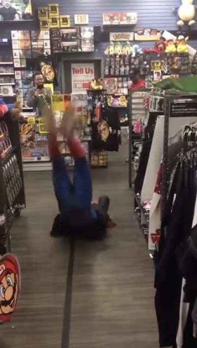 Spidey got some moves