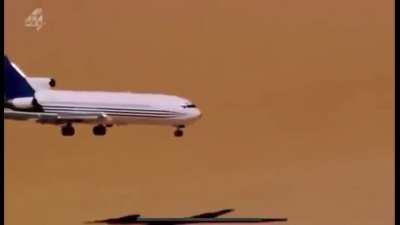 Big Bird lands
