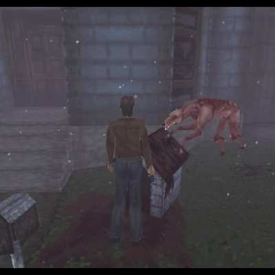 You cannot pet the dog in Silent Hill