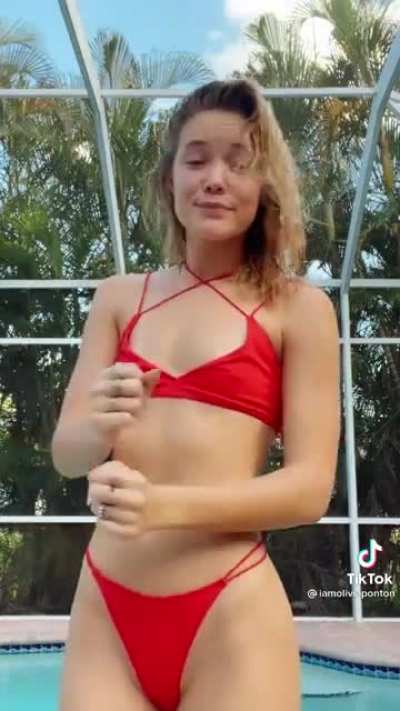 Red bikini