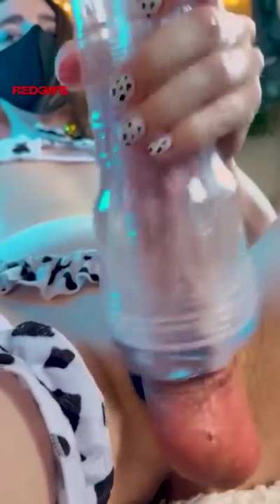 would you milk a hung trans cowgirl?