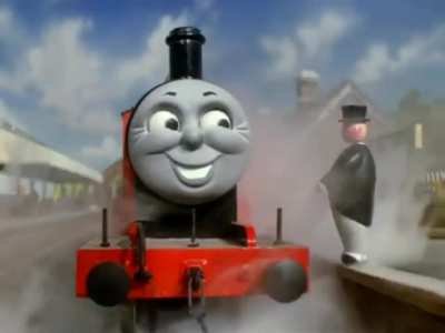 James rolls his eyes for 1 minute