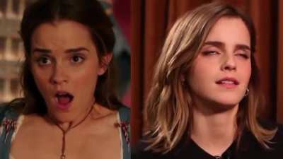 Rolling her eyes