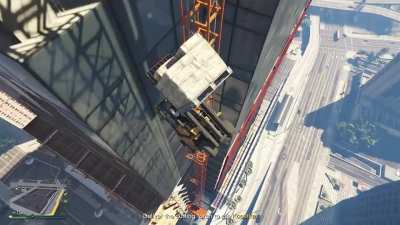 R* Logic #69420: Cement + Forklift = Slow Fall?