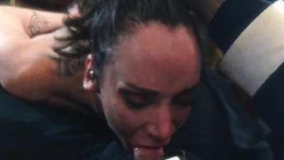 She can breathe after I cum