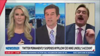 Newsmax brings in MyPillow dude, immediately has to issue legal notice due to Dominion lawsuit. It gets worse from there.