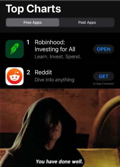 You have done well, Lord Reddit
