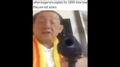 when the Bulgarians try to explain that they are not Asians