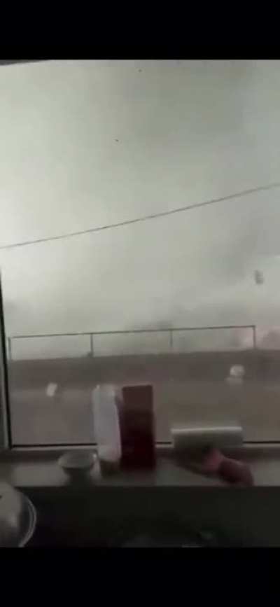 Recorded until the tornado was literally in the room