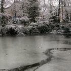 Frosty desire path
