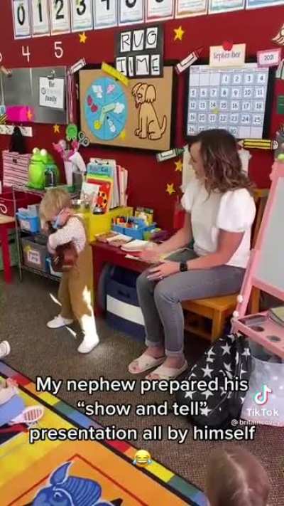 Show and tell presentation