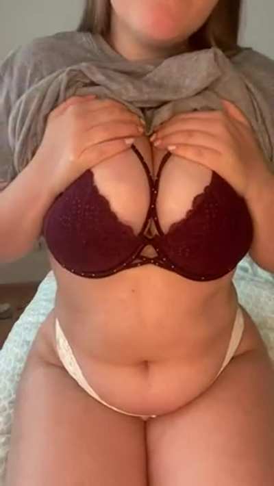 Still kinda insecure about my chubby tummy... would you still fuck me?