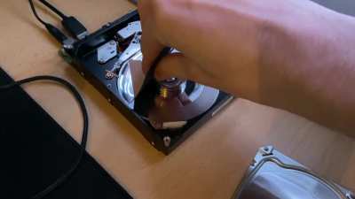 Sanding my 2TB Seagate HDD