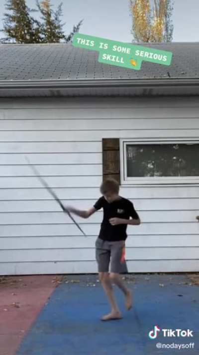 This kid being a fucking ninja