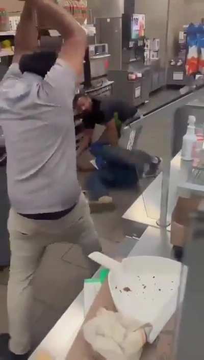 Guy tried to steal from Indian owned gas station 