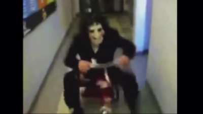 Spooky haloween ghoul footage