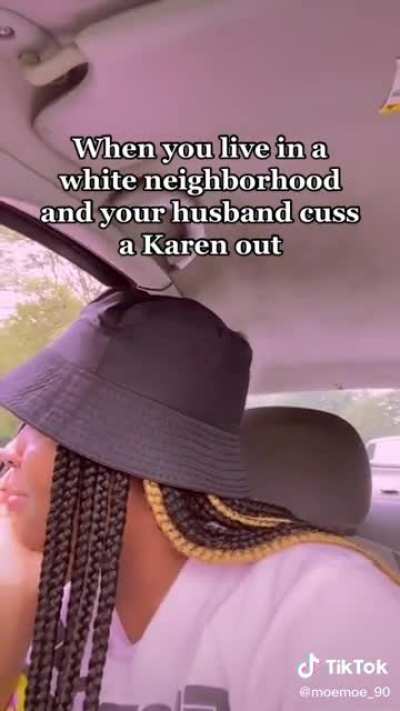 Man cusses out Karen for allegedly telling him to go back to Oakland