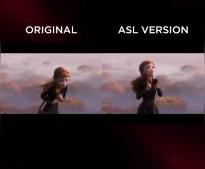 Disney has decided to re-animate most recent Disney hit songs into American Sign Language to honor Deaf History Month.