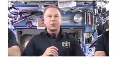 Mr. Mark meets fellow Spacemen