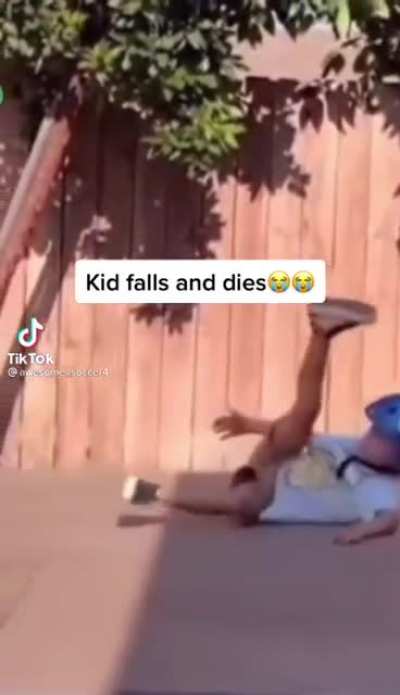 Skateboard gone wrong