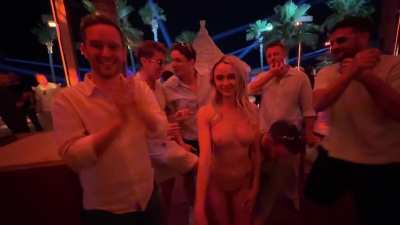 Exhibiting myself to a group of friends at a singles party