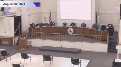 School board meeting pranked Simpsons style